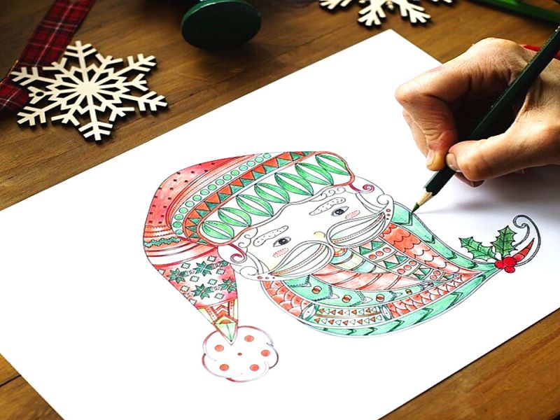 Livros para colorir: encantos do Natal! Baixe grátis!